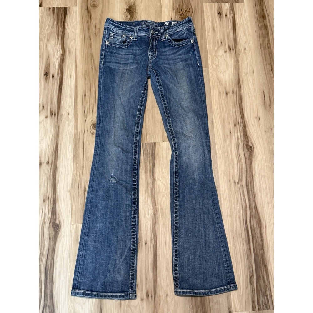 Miss Me Embellished Jeans JP5371B Boot Cut Size 27